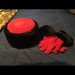 Dress Hat with gloves